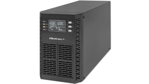 Qoltec Zasilacz awaryjny UPS 1kVA 1000W Power Factor 1.0 LCD EPO USB On-line