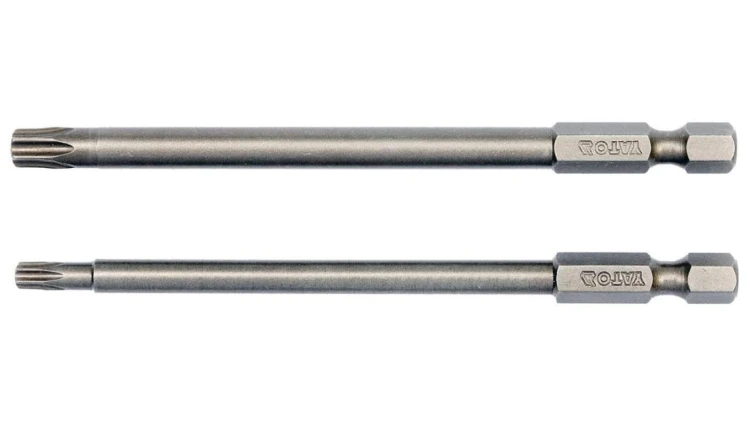 BIT, GROT DŁUGI TORX SECUR 2 SZT.T20*100MM T30*100MM