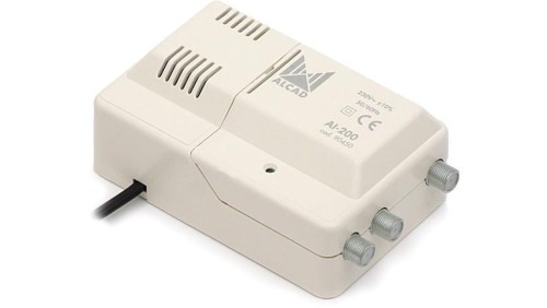 Wzmacniacz Alcad AI-200 VHF-UHF 1we/2wy szerokopasmowy