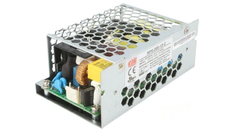 Zasilacz impulsowy otwarty 200W 113-370VDC 80-264VAC OUT 1 RPS-200-12C