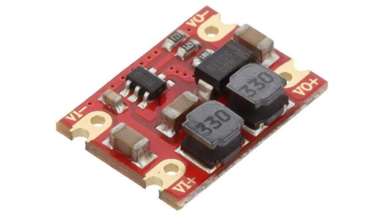 Przetwornica: step up / step down Uwyj: 3,3V Uwej: 2, 5÷15V DFR0568