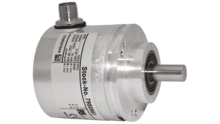 Enkoder przyrostowy przyrostowy HTL odwrócony 8000rpm 4096 10 → 30 V DC IP67 RS PRO