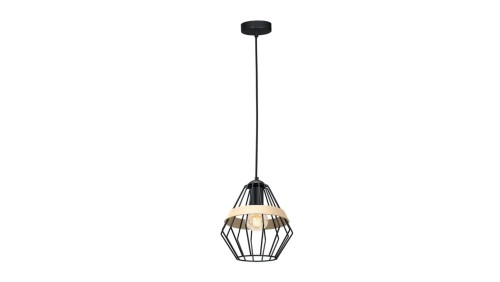 Lampa wisząca CLIFF BLACK 1xE27 MLP5524 Milagro