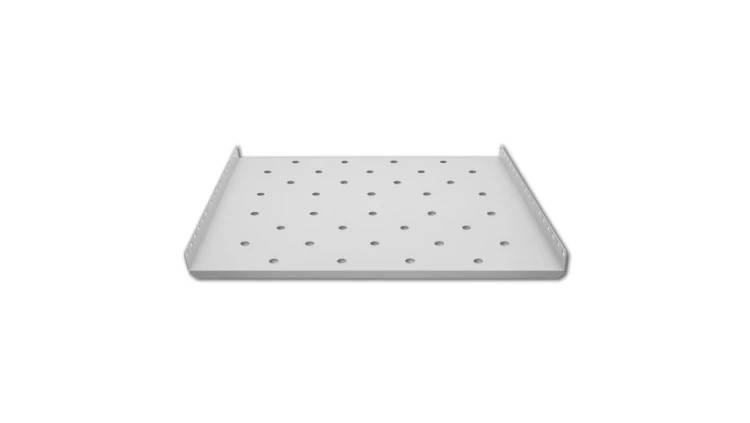 Qoltec Półka do szafy RACK stała 490*433 Szara