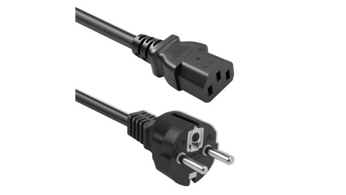 Qoltec Kabel zasilający IEC C13/SCHUKO 3x1.00mm² 2.5m