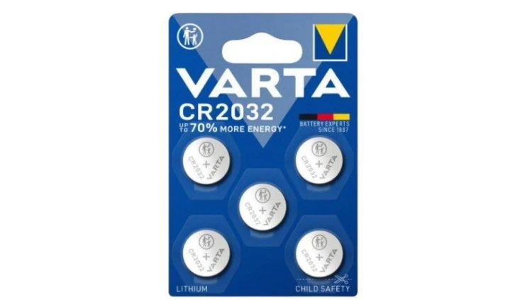 bateria litowa Varta CR2032 - 5 sztuk