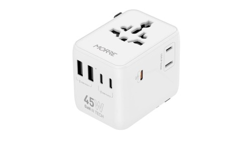 Adapter podróżny 45W 3xUSB-C 2xUSB-A MORRE M471