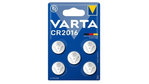 bateria litowa Varta CR2016 - 5 sztuk