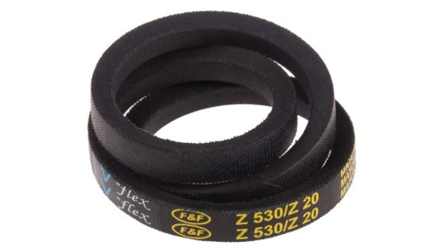 Pas napędowy, profil Z, materiał: PET, guma, 10mm x 6mm x 515mm, RS PRO
