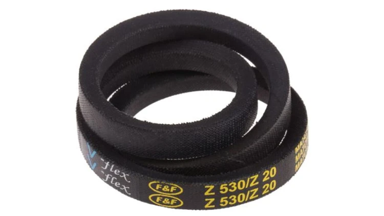 Pas napędowy, profil Z, materiał: PET, guma, 10mm x 6mm x 515mm, RS PRO