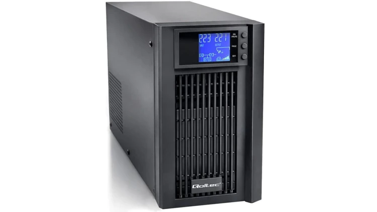 Qoltec Zasilacz awaryjny UPS Pure Sine Wave 3kVA 2400W AVR LCD Czysty Sinus