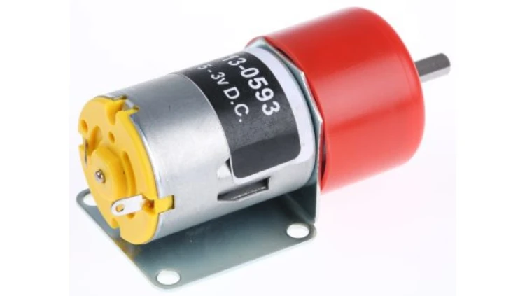 Motoreduktor DC, 1.06 A, 1,71 W, 293 obr./min, 390 gcm, RS PRO
