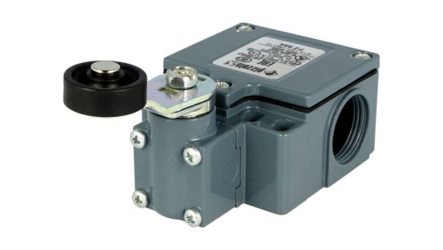 FZ554 Wyłącznik krańcowy dźwignia R 40mm, rolka z tworzywa Ø20mm