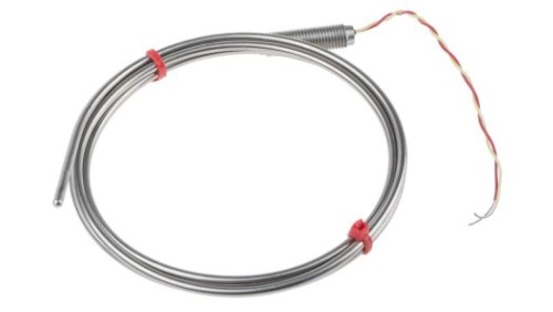 Termopara typ K do +1100C 1m kabel 100mm, Inconel ANSI