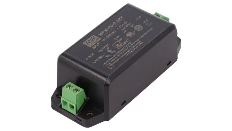 Zasilacz impulsowy do wbudowania modułowy 20W 3,3VDC 6A MPM-30-3.3ST