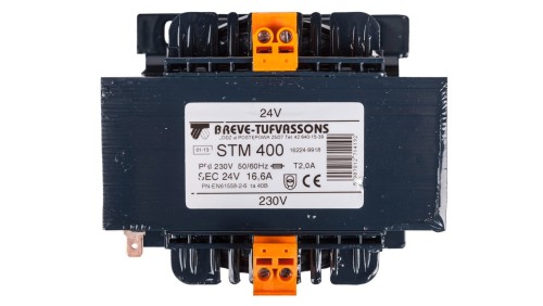 Transformator 1-fazowy bezpieczeństwa STM 400 230/ 24V 16,6A, Ta 40, 16224-9918