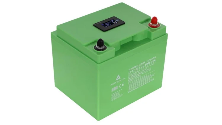 Akumulator LiFePO4 12,8V 60Ah 60A LCD LP12-60