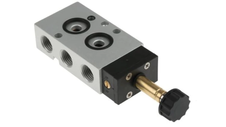 Pneumatyczne zawory elektromagnetyczne 5/2 G 1/4 1250L/min RS PRO