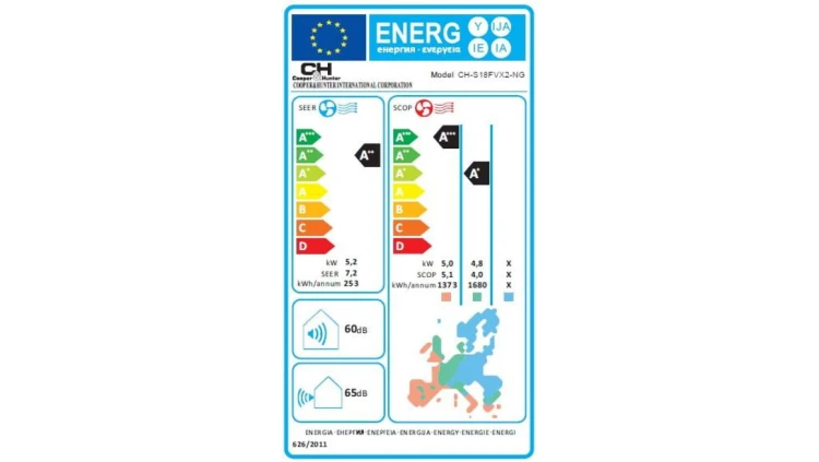 Klimatyzator CooperiHunter, Konsola, CH-S18FVX2-NG (komplet), 5,2 kW, 5 lat gwarancji, Grzanie i Chłodzenie, WiFi