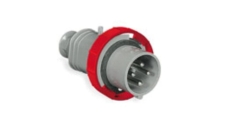 Wtyka przenośna prosta 32A 3P+N+E 380-415V 50-60HZ 6H IP67 P477426 /opak. 5/