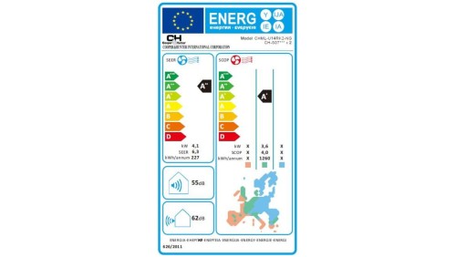 Agregaty Multi Split (seria -NG) CHML-U14RK2-NG, 4,1 kW, 5 lat gwarancji, Grzanie i Chłodzenie, 1-2 jednostki wewnętrzne