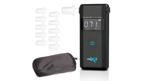 Alkomat AlcoFind PRO-X-3 + ustniki , 12mc kalibracji