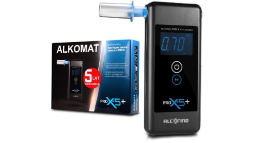 Alkomat Alcofind Pro x-5+ 5 lat gwarancji, 24mc serwisu
