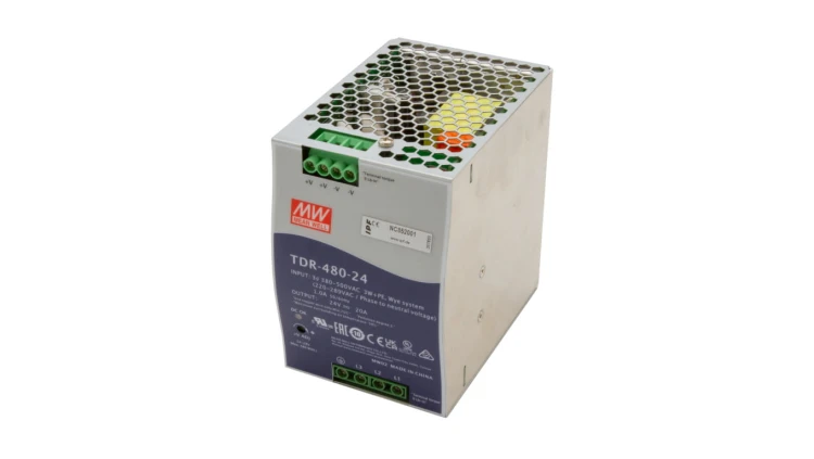 Zasilacz prądu stałego, 3-fazowy, 125x128x86mm, 24-28V, 20A, 340-550VAC, -30-70C, NC852001
