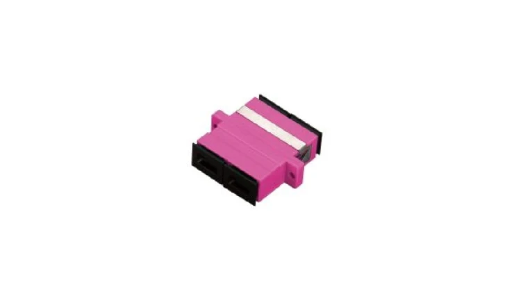 Adapter światłowodowy multimodowy MM OM4 SC duplex FOA-SC-MMD-4
