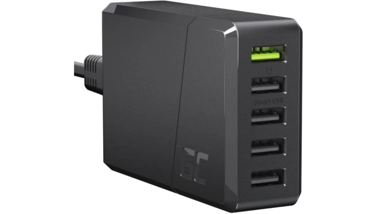 ŁADOWARKA SIECIOWA Green Cell CHARGESOURCE 5 5xUSB 52W ULTRA CHARGE CHARGC05