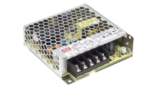 Zasilacz impulsowy, do wbudowania,modułowy, 75W, 15VDC, 5A, OUT: 1 LRS-75-15