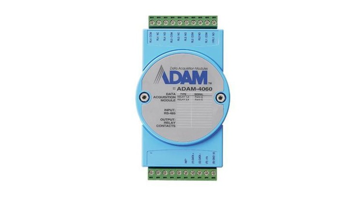 4-kanałowy moduł wyjść przekaźnikowych z magistralą Modbus ADAM-4060-F
