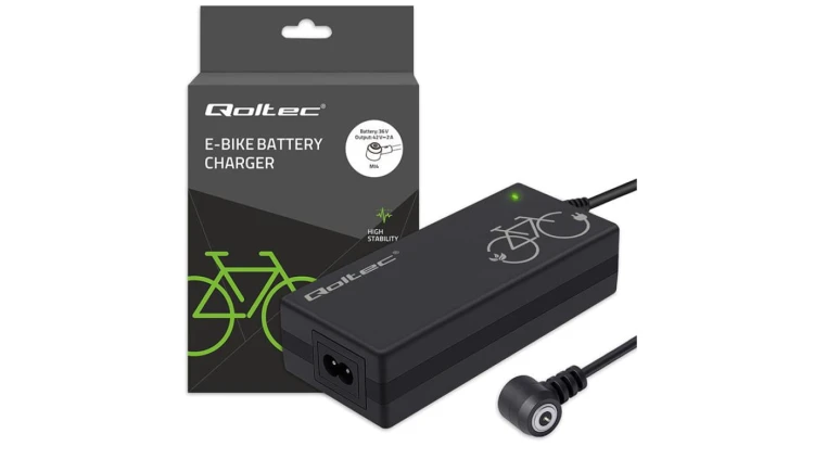 Qoltec Szybka Ładowarka do roweru elektrycznego 36V 42V 2A Mi4 Magnetic TIP +kabel zasilający