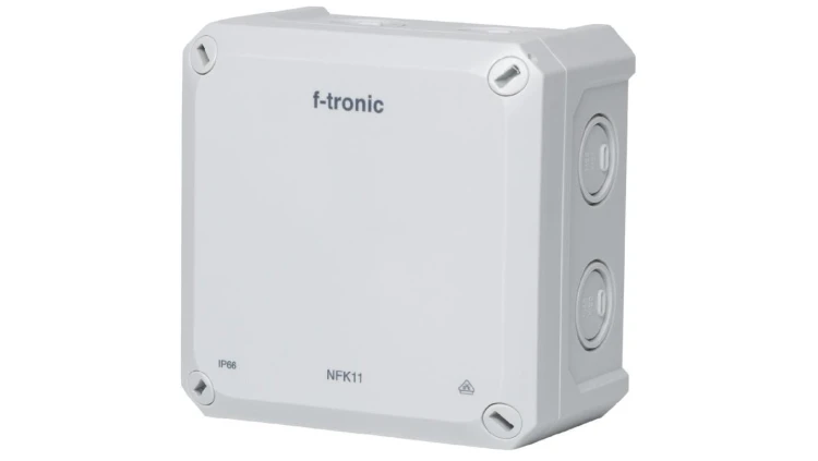 Puszka instalacyjna natynkowa NFK11 110x110x67mm bezhalogenowa hermetyczna IP66 szara NEPTUN Compact F-TRONIC