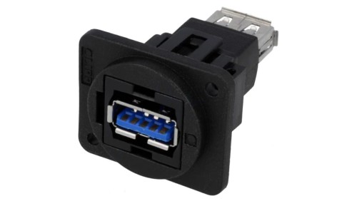 Łącznik USB A - USB A 3.0 FT plastik 19x24mm CP30205NX