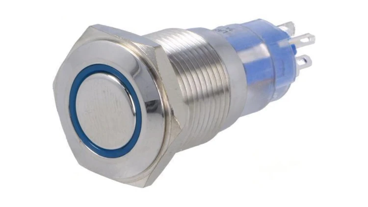 Przełącznik wandaloodporny Poz: 2 DPST 3A/250VAC OFF-ON 12VDC MP0045/1E2BL012