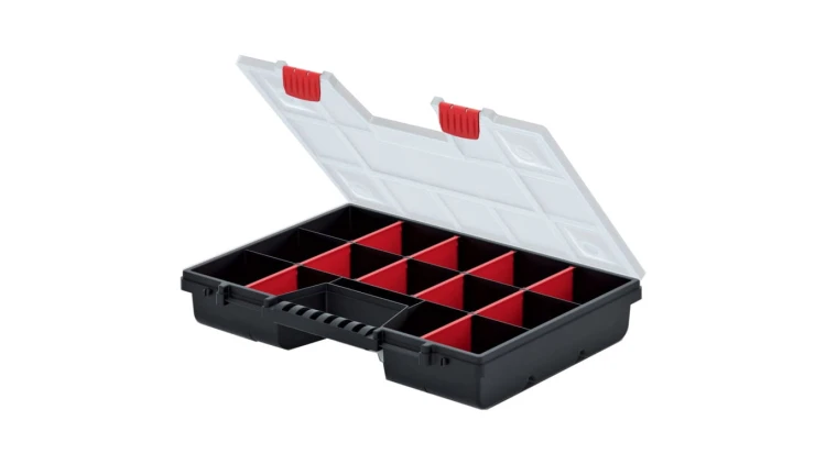 Organizer z przegrodami na narzędzia i akcesoria 390x290x60mm Kistenberg NOR16