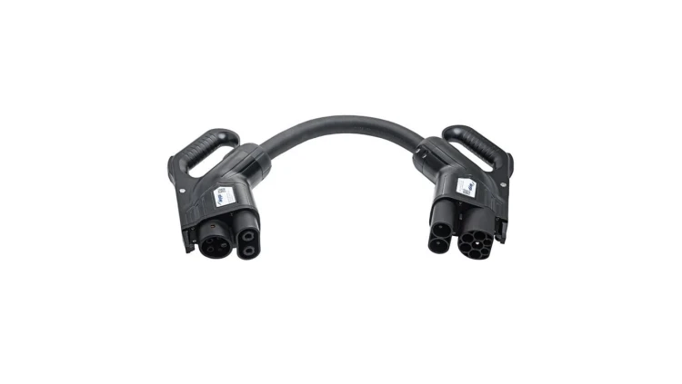 Adapter do ładowania samochodów elektrycznych AK-EC-17 CCS2 / CCS1 150kW 150A 0.3m