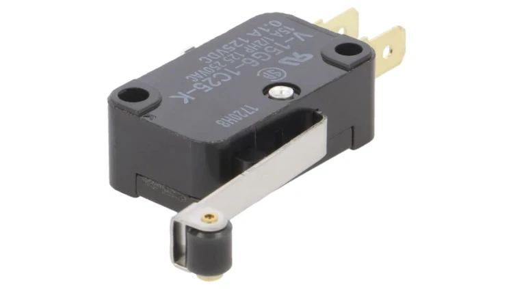 Mikroprzełącznik SNAP ACTION z dźwignią (z rolką) SPDT V15G61C25K
