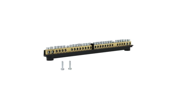 Listwa zaciskowa 12-modułowa 2 x (12P+2P) 1006.12 0698
