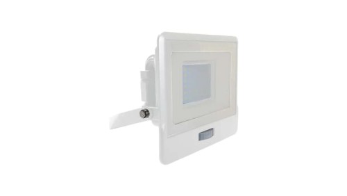 Projektor LED z czujnikiem ruchu 30W 2340lm 6500K Dioda SAMSUNG IP65 Biały 5 Lat Gwarancji 20276