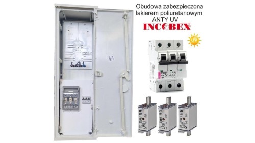 Rozdzielnica licznikowa TAURON NA SŁUP ZK1e-1P LAKIER UV INCOBEX
