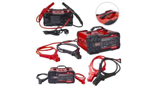Prostownik automatyczny 6V / 12V 12A z mikroprocesorem z rozruchem 75A PROWERK