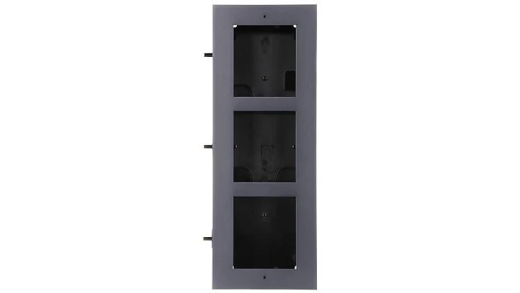 Ramka z puszką do montażu podtynkowego, 3-modułowa DS-KD-ACF3/Plastic