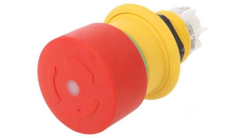 Przełącznik bezpieczeństwa 16mm Poz.stab 2 NC czerwony LED 61-6451.4247
