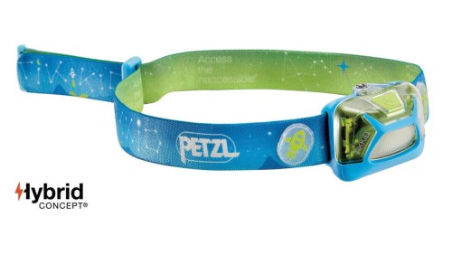Latarka czołowa, czołówka dla dzieci Petzl Tikkid E091BA00 niebieska