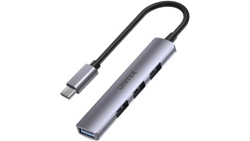 Adapter Unitek H1208B Hub USB-C 1*USB-A 5Gbps, 3*USB-A 2.0