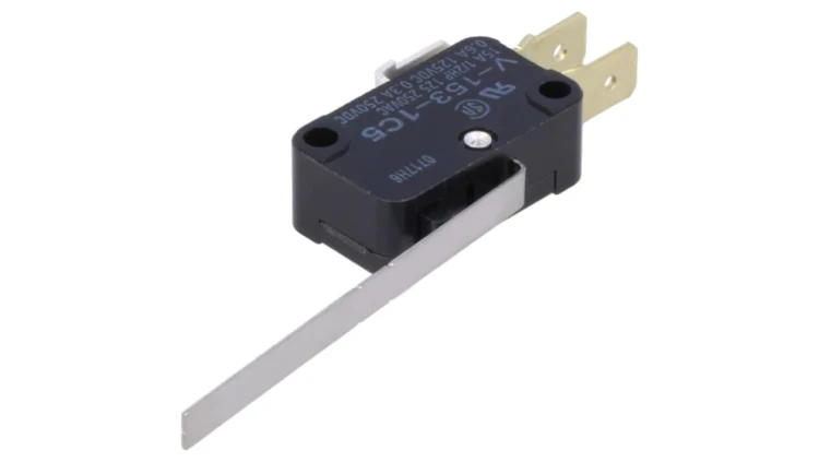 Mikroprzełącznik SNAP ACTION z dźwignią SPDT 15A/250VAC IP40 V-153-1C5