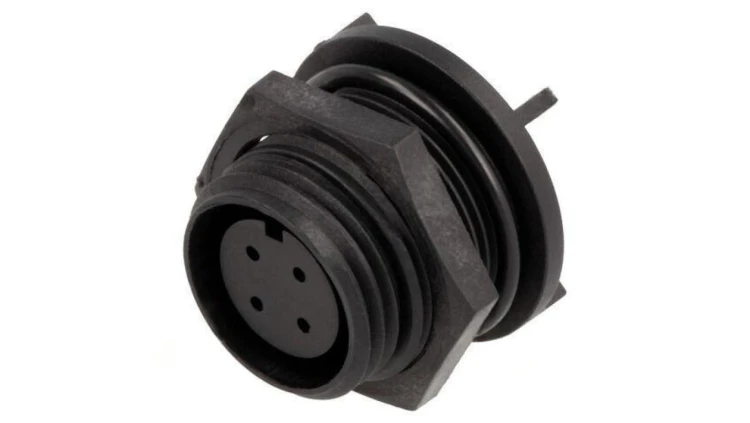 Złącze okrągłe gniazdo żeńskie PIN: 4 125V Buccaneer 400 IP68 PX0413/04S/PC