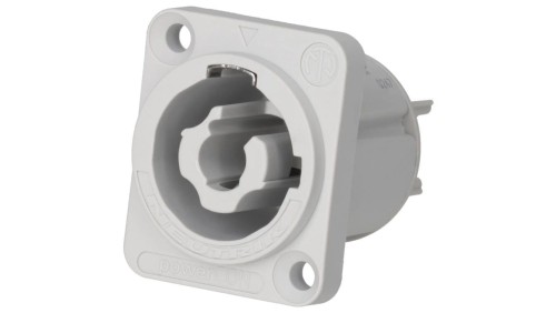 NEUTRIK Gniazdo tablicowe panelowe zasilające PowerCON 2P+Z 20A 250V szare NAC3MPXXB